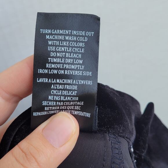 BLANKNYC The Great Jones High Rise Skinny in Black Velvet - Picture 4 of 6